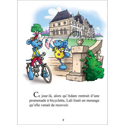 Première page d'un livre pour enfants