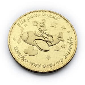 Revers des pièces de 1 et 10 sous
