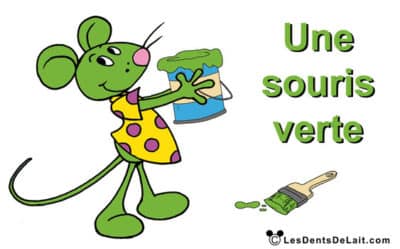 Une souris verte