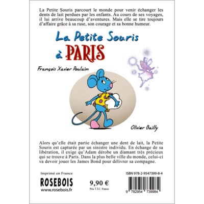 Dernière de couverture : La Petite Souris à Paris