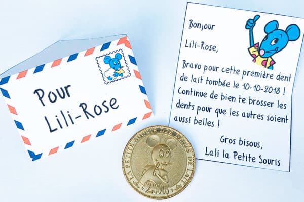 Mini lettre de la Petite Souris