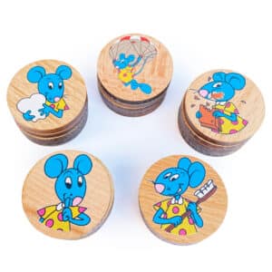 Jeu de memory en bois de la Petite Souris