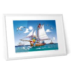 Voilier en baie de Quiberon
