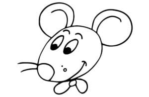 Dessin de petite souris facile