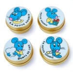 Boite à dents de lait personnalisée en métal doré