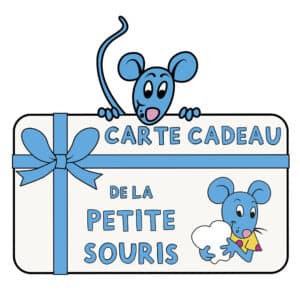 Carte cadeau de la Petite Souris pour une dent tombée