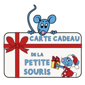 Carte cadeau de Noël de la Petite Souris