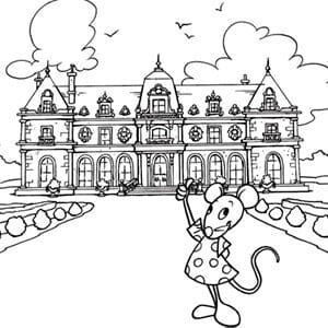 Coloriage de château