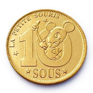 Pièce de 10 sous de la Petite Souris