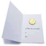 Carte avec une pièce de la Souris