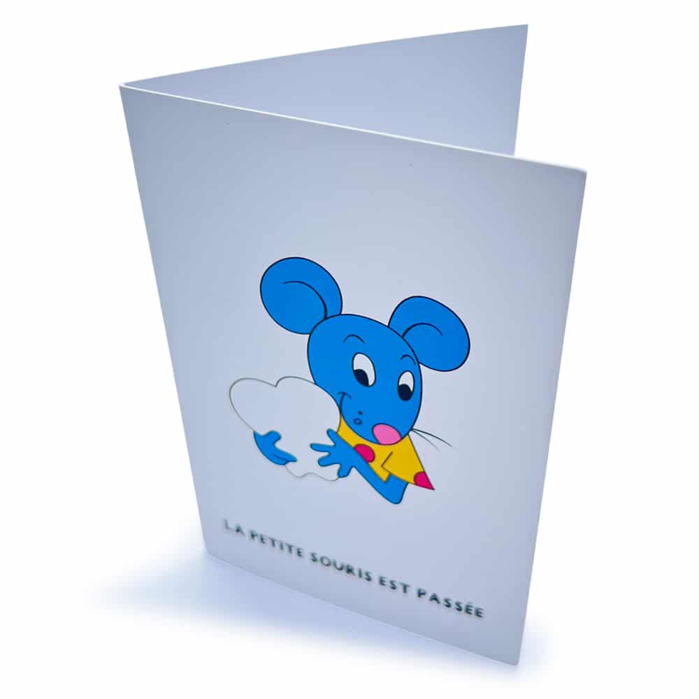 Carte de la Souris avec pièce de 1 sou