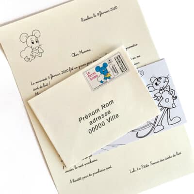 Courrier Petite Souris pour deuxième dent