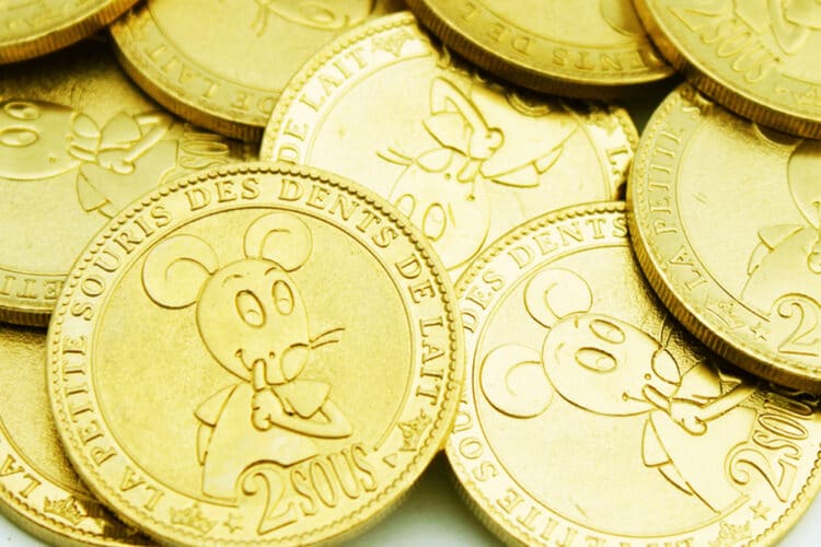 Pièces de monnaie de la Petite Souris