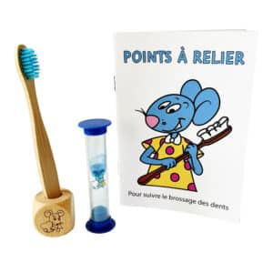 Ensemble pour transformer le brossage de dents en moment amusant