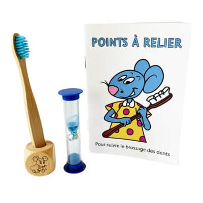 Ensemble pour transformer le brossage de dents en moment amusant