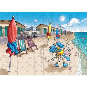 Puzzle en bois artisanal - La Petite Souris à Deauville