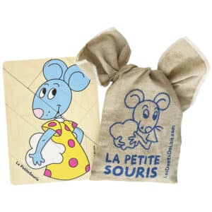 Tangram en bois avec la Petite Souris