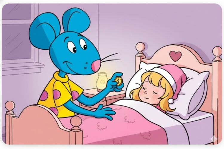 Les pièces apportées par la Petite Souris