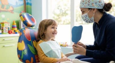 Enfant chez le pédodontiste